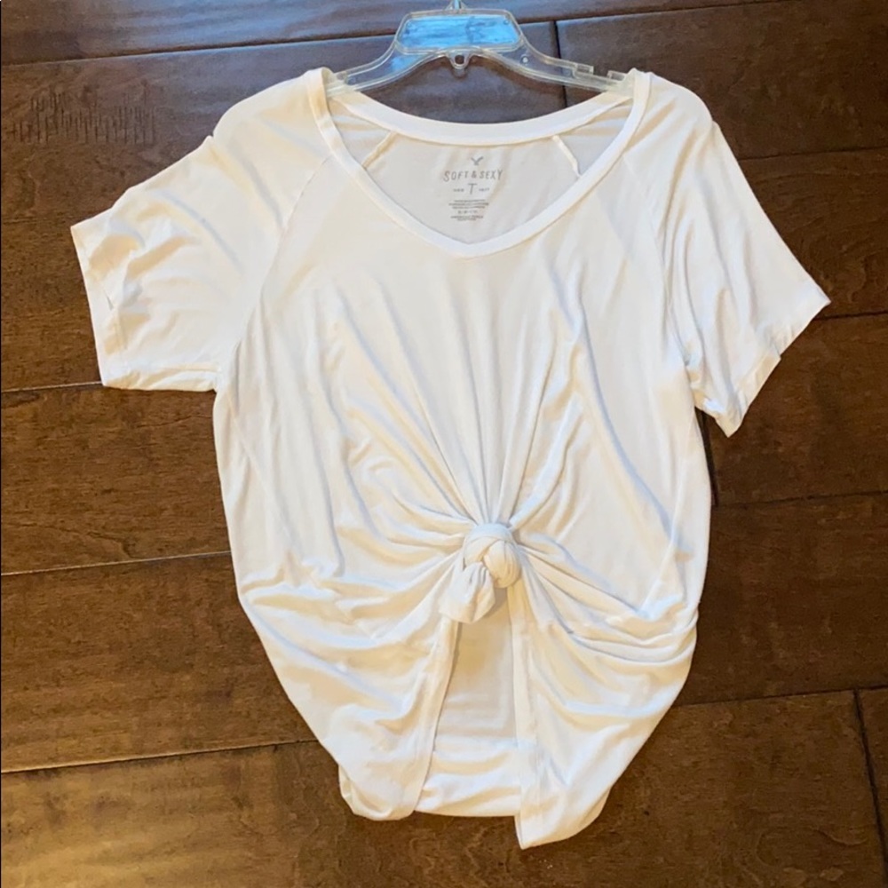 Soft & Sexy American Eagle White T Shirt